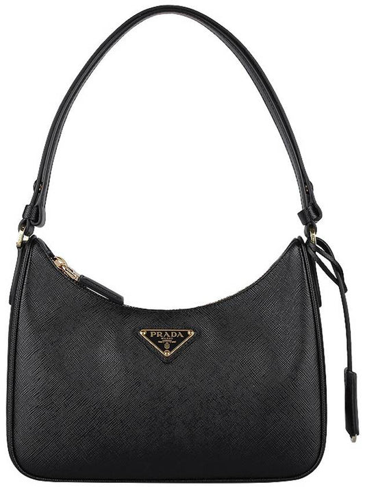 Saffiano Leather Mini Bag Black - PRADA - BALAAN 2