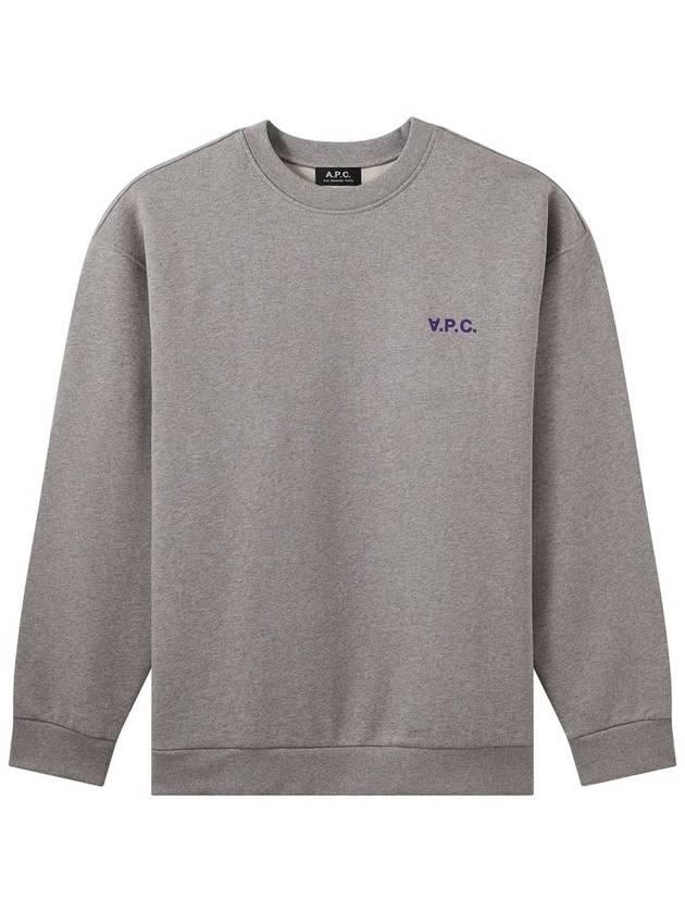 Clint Chest Logo Sweatshirt Grey - A.P.C. - BALAAN 2