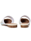 Marlon Sulzer MAISIE FLAT 70 MILK WHITE Women s Mule Sandals - MALONE SOULIERS - BALAAN 6