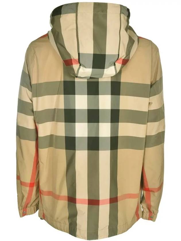 Stratton Check Hooded Jacket Archive beige - BURBERRY - BALAAN 5