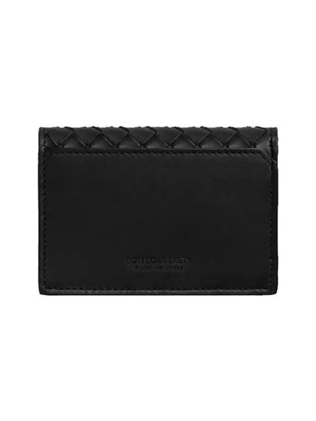 Bottega Veneta Intrecciato Piccolo Business Card Case Black 805825V4LQ18803 - BOTTEGA VENETA - BALAAN 4