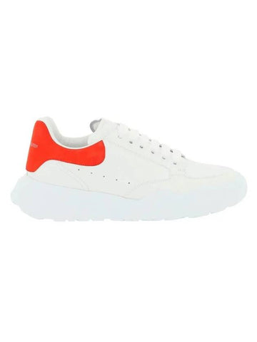 Court Trainer Red Tab Low Top Sneakers White - ALEXANDER MCQUEEN - BALAAN 1