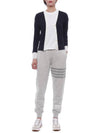 Women's Diagonal Pastel Trainning Jogger Track Pants Grey - THOM BROWNE - BALAAN 4