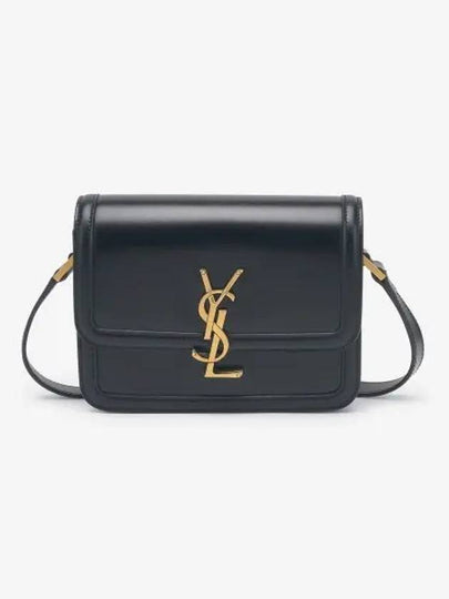 Gold Hardware Monogram Small Solferino Shoulder Bag Black - SAINT LAURENT - BALAAN 2