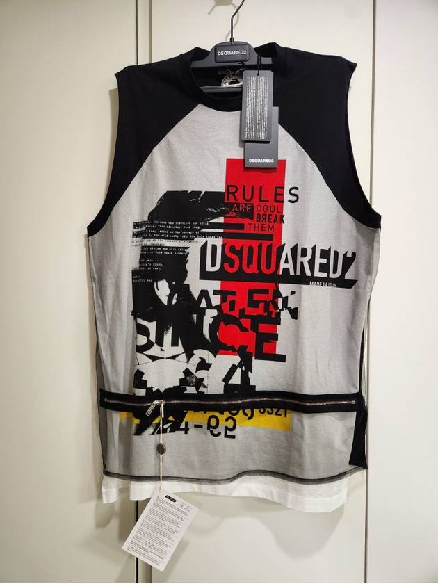 Layered detail sleeveless - DSQUARED2 - BALAAN 2