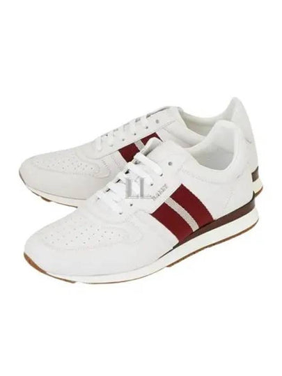 Astel Leather Low Top Sneakers White - BALLY - BALAAN 2