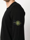 Logo Patch Knit Top Black - STONE ISLAND - BALAAN 5