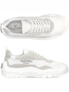 Gum Boy Leather Suede Low Top Sneakers White - VALENTINO - BALAAN 2