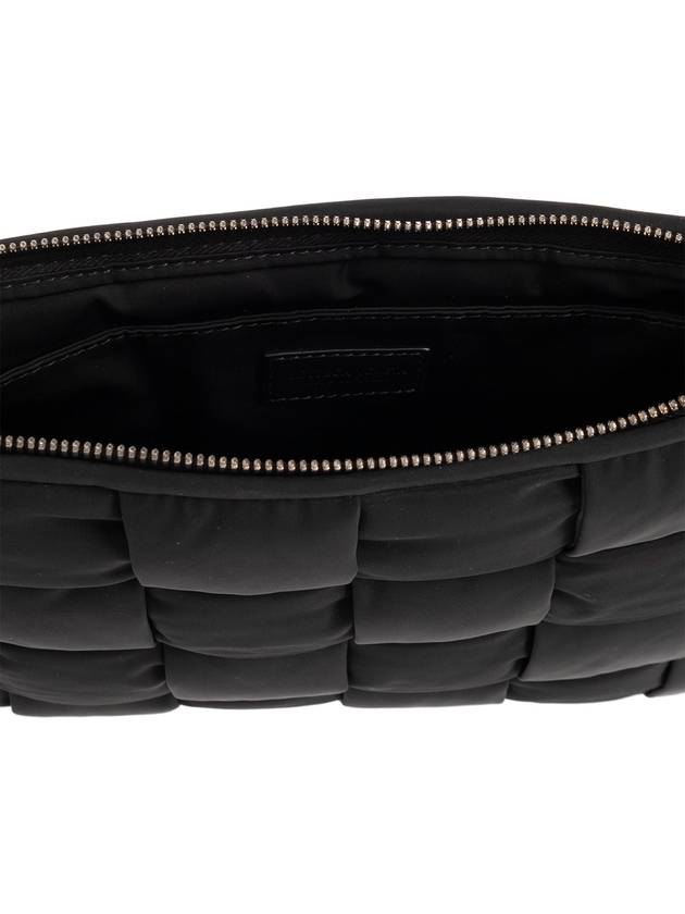 Cassette Small Flat Clutch Bag Black - BOTTEGA VENETA - BALAAN 6