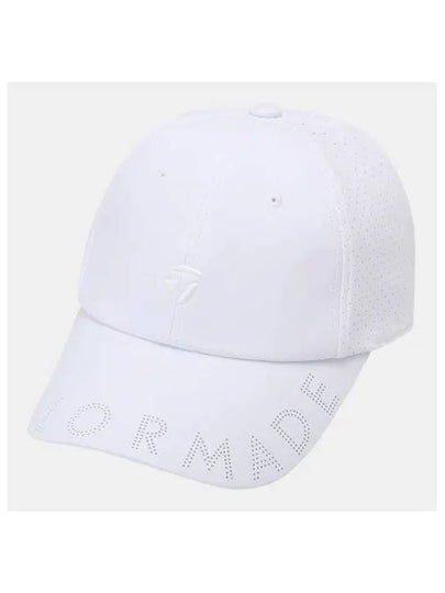 Men's Logo Point Punching Ball Cap White - TAYLORMADE - BALAAN 2