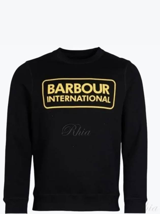 International Logo Cotton Sweatshirt Black - BARBOUR - BALAAN 2