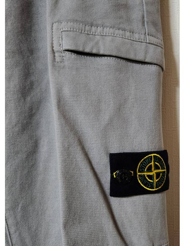 10 year old size gray double zipper pocket cargo pants 771631014 - STONE ISLAND - BALAAN 5