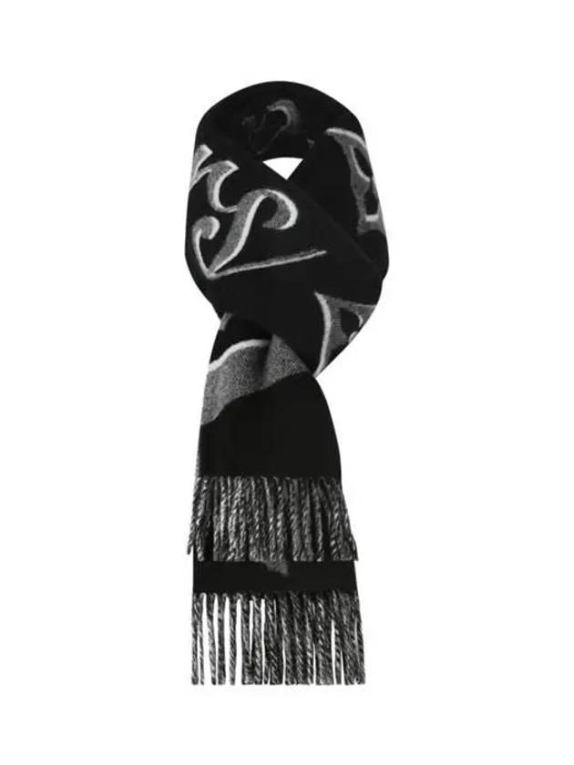 LV Vers Scarf Black - LOUIS VUITTON - BALAAN 3