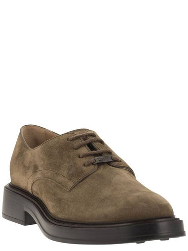 Suede lace-up - TOD'S - BALAAN 1