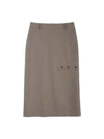 button long skirt brown - HERETIC - BALAAN 1