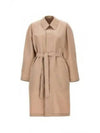 Women's Lightweight Belted  Trench Coat Beige - LEMAIRE - BALAAN 2