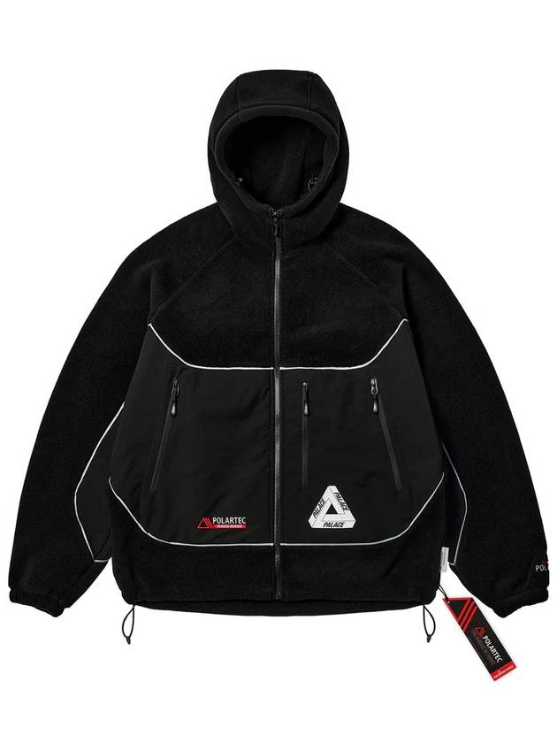 Polartec 3M Hooded Jacket Black - PALACE - BALAAN 1