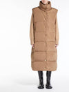 TAFFGI Reversible Water Repellent Women's Padded Vest Beige - MAX MARA - BALAAN 3