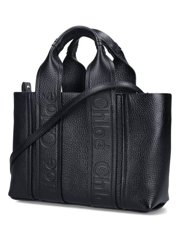 Chlo Handbag Woody Small Women s Black - CHLOE - BALAAN 3