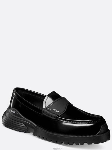 Dior Combat Loafers Black Glossy Calfskin - DIOR - BALAAN 1