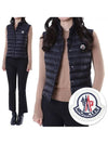 LIANE logo patch button women s padded vest 1A10200 53048 999 - MONCLER - BALAAN 1