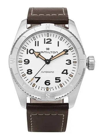 H70225510 Khaki Field Expedition Men s Automatic Leather Watch - HAMILTON - BALAAN 1