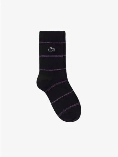 Women s Lurex Medium Socks RA111E 54N 031 Domestic Product GQ2N24100235638 - LACOSTE - BALAAN 1