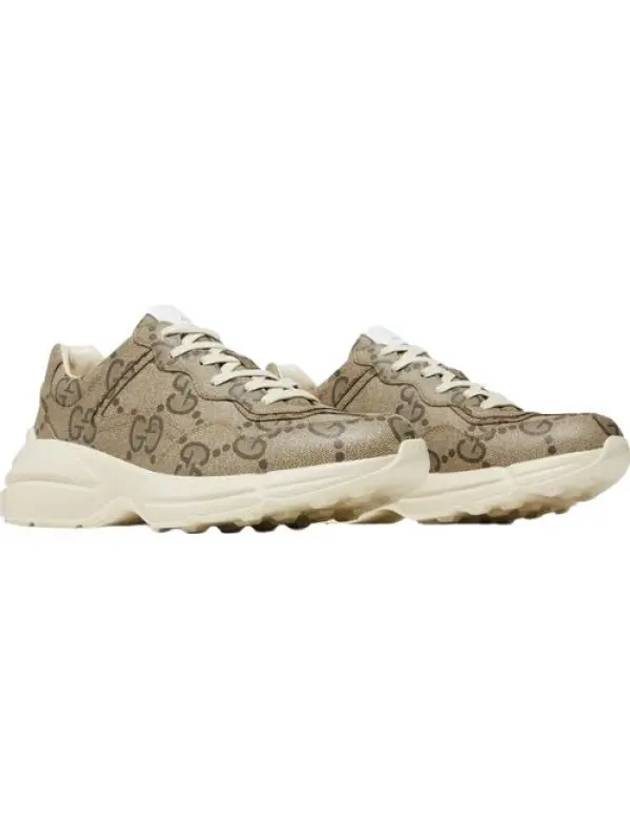 100 GG Supreme Rhyton Low Top Sneakers Beige - GUCCI - BALAAN 2