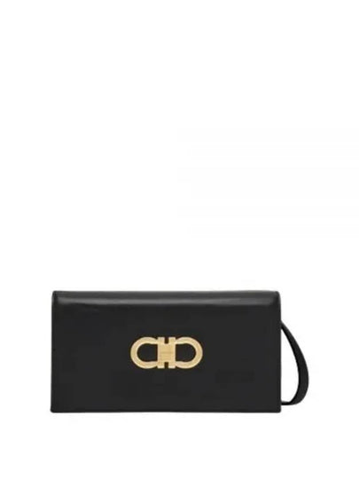 Double Gancini Mini Bag Black - SALVATORE FERRAGAMO - BALAAN 2