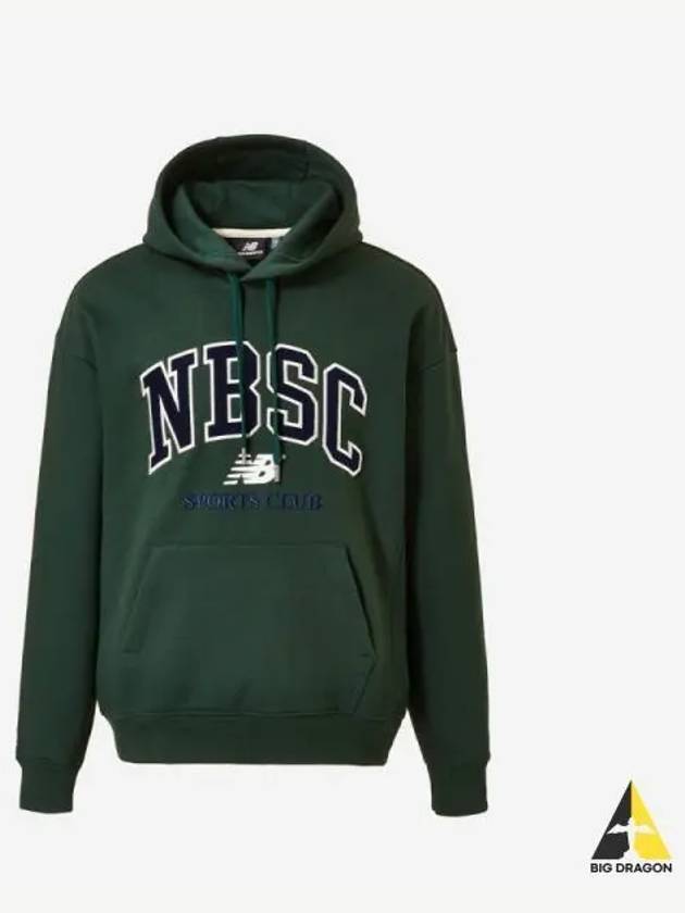 Uni NBSC Fleece Hood 62 HUNTER - NEW BALANCE - BALAAN 1