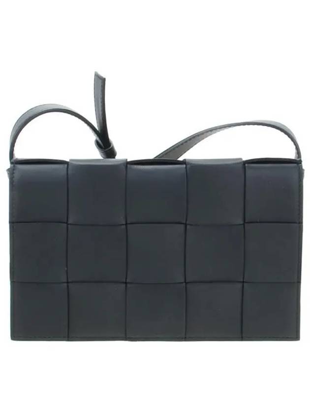 Intrecciato Cassette Cross Bag Black - BOTTEGA VENETA - BALAAN 2