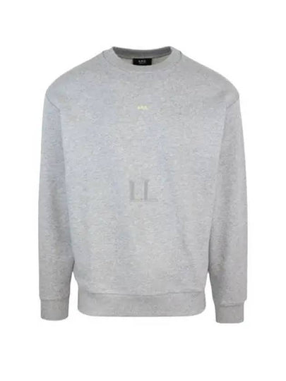 Boxy Micro Logo Sweatshirt Grey - A.P.C. - BALAAN 2