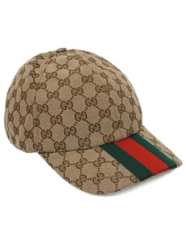 Original GG Base Ball Cap Beige Ebony - GUCCI - BALAAN 4