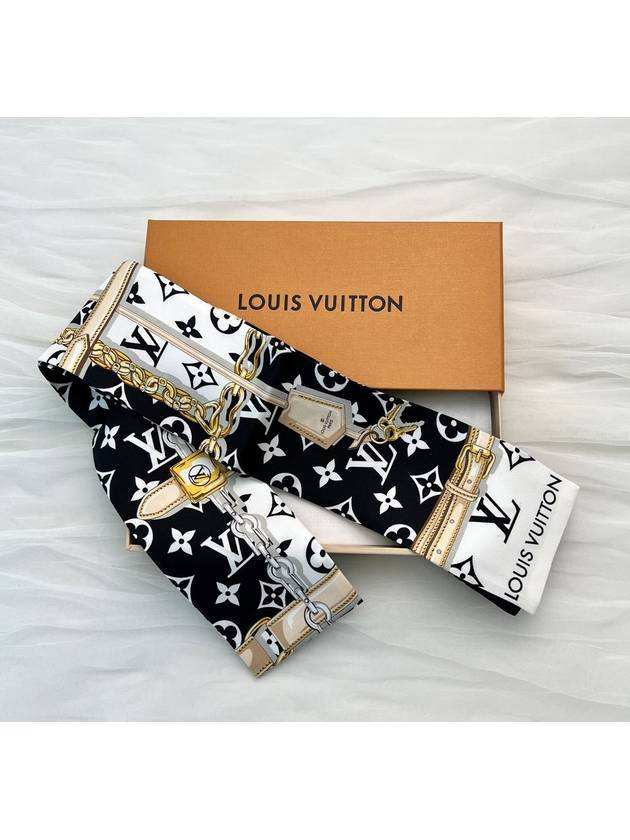 Monogram Confidential Scarf Black - LOUIS VUITTON - BALAAN 5