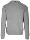 4 Bar Stripe Two Tone Loopback Sweatshirt Grey - THOM BROWNE - BALAAN 4