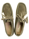 Wallabee Suede Loafer Pale Khaki - CLARKS - BALAAN 3