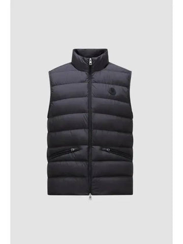 Moncler Lechtal Down Vest Black - MONCLER - BALAAN 1