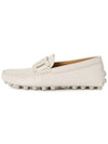 Kate Gommino Bubble Leather Driving Shoes Ivory - TOD'S - BALAAN 4