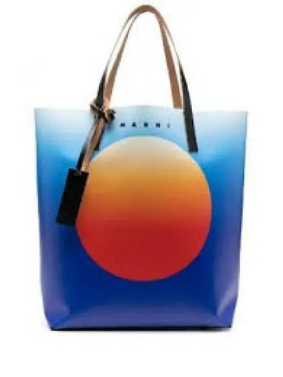 Circle Shopping Tote Bag Bag Blue - MARNI - BALAAN 2