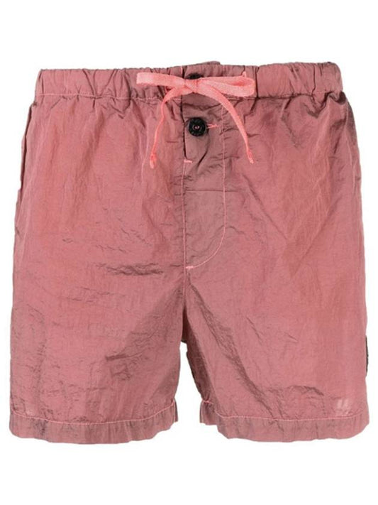 Wappen Patch Nylon Metal Swim Shorts Indie Pink - STONE ISLAND - BALAAN 2