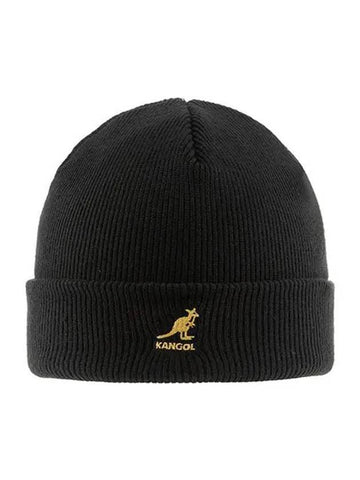 Logo Beanie Gold Black - KANGOL - BALAAN 1