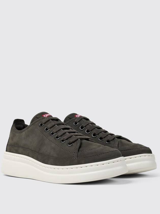 Runner Up Leather Low Top Sneakers Dark Grey - CAMPER - BALAAN 3