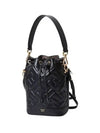 Mon Tresor FF Motif Leather Mini Bag Black - FENDI - BALAAN 2