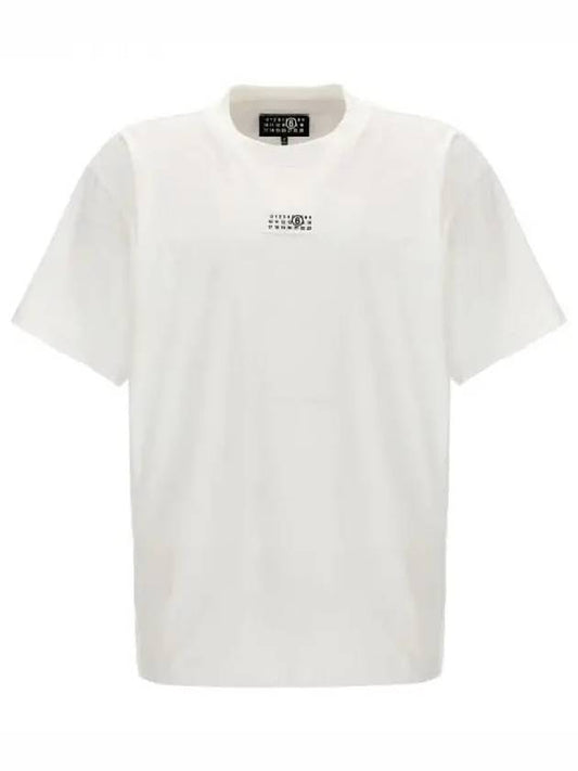 MM6 Maison Margiela Men s Small Numeric Logo Print Short Sleeve T Shirt White SH0GC0017 S24312 100 1161990 - MAISON MARGIELA - BALAAN 1