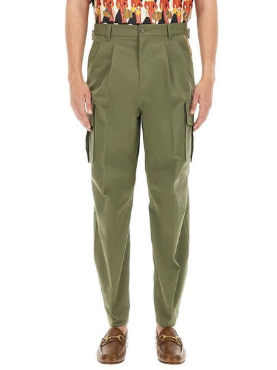 Canvas Track Pants Green - GUCCI - BALAAN 2