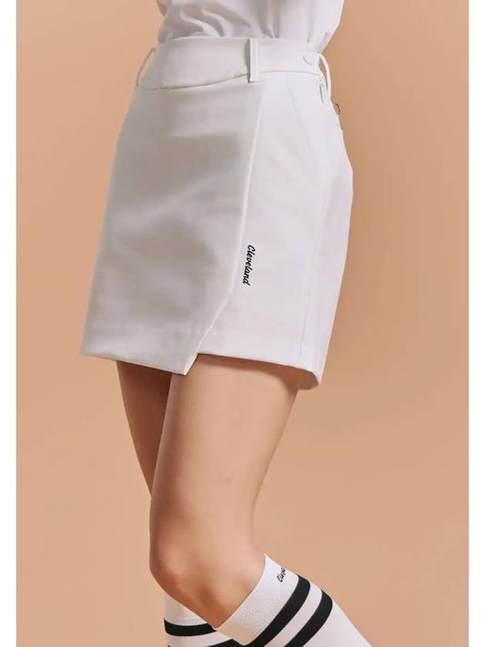 Women s Stretch Unbalanced Wrap Type Culottes Off White - CLEVELAND GOLF - BALAAN 1