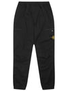 Men's Wappen Patch Cargo Jogger Pants Black - STONE ISLAND - BALAAN 2