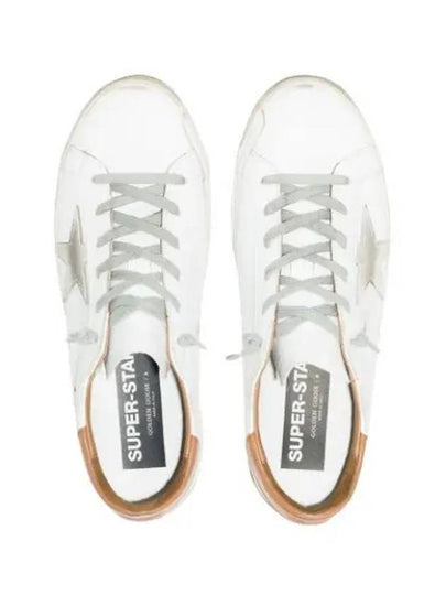 Brown Tab Superstar Classic Low Top Sneakers White - GOLDEN GOOSE - BALAAN 2