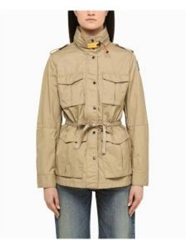 Women's Dulcie Snap Button Cuff Zip-Up Jacket Beige - PARAJUMPERS - BALAAN 2