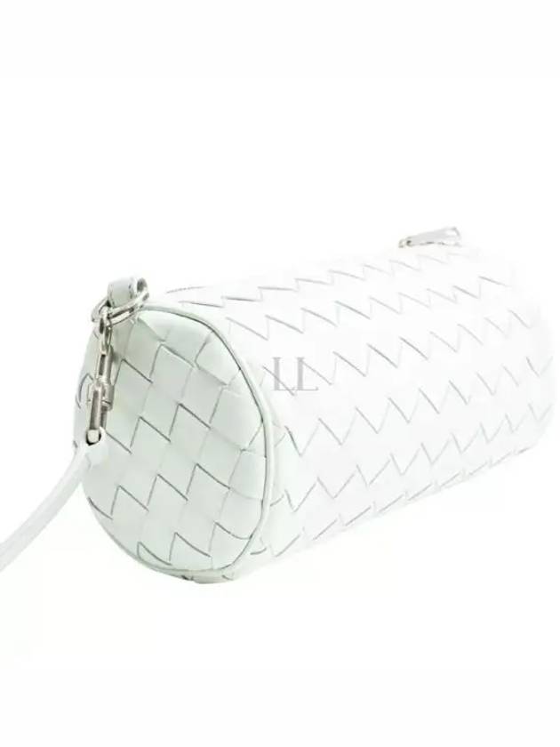 Intrecciato Barrel Leather Cross Bag Mint - BOTTEGA VENETA - BALAAN 2